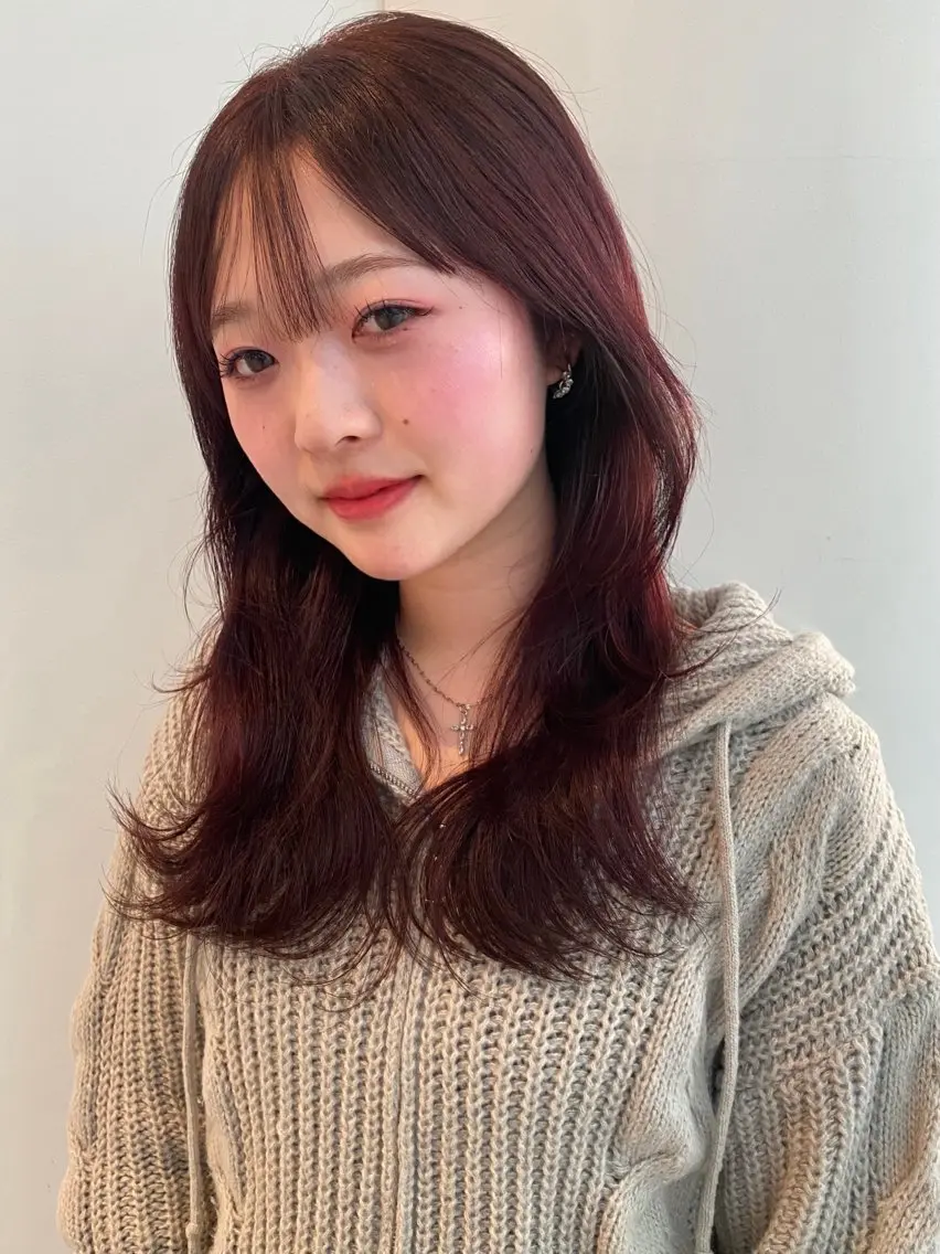 ロング カラー カット ヘアカラー トリートメント mai / linoah˚✧のヘアスタイル