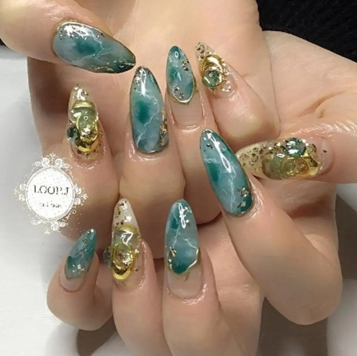 ネイル 持ち込み ハンドネイル おおくぼ めぐみのネイルデザイン
