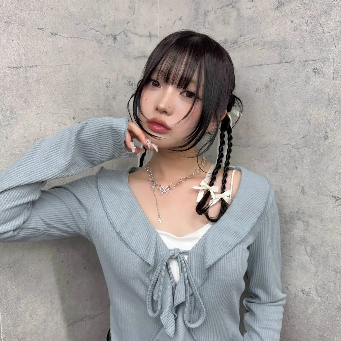 ロング ヘアアレンジ JUNSHIN🦋 ヘアセット／カラーのヘアスタイル