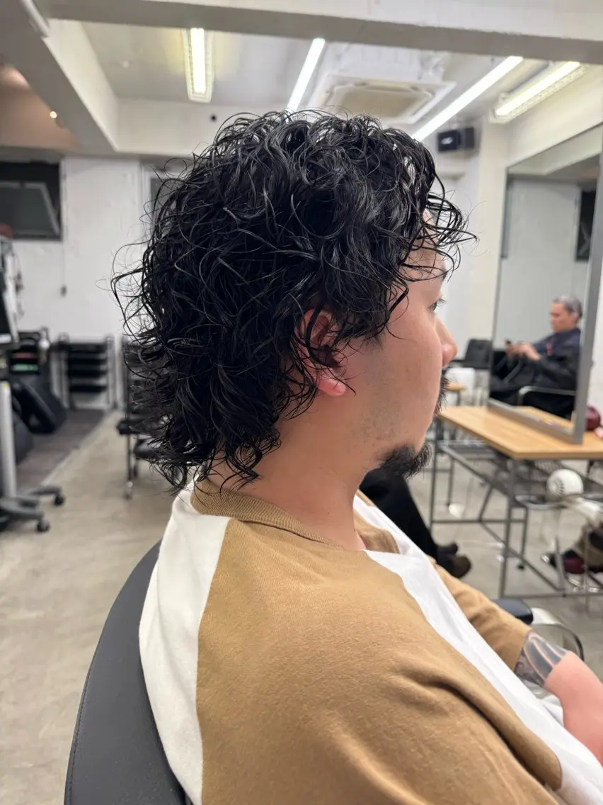 ショート パーマ メンズ メンズパーマ メンズショート ショートヘア スパイラルパーマ カット パーマ トリートメント 💈メンズ特化💈 TASUKUのヘアスタイル