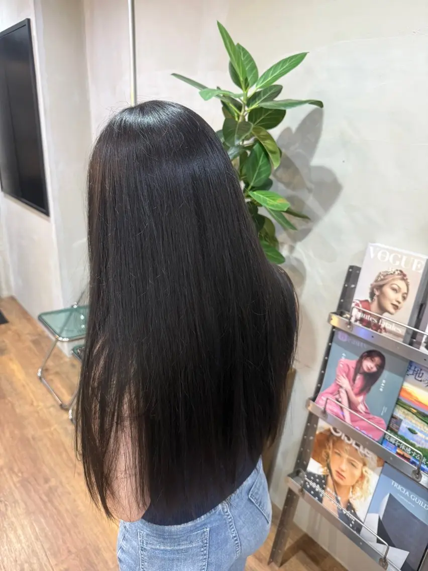 ロング カラー グレージュ ヘアカラー トリートメント 🌞Sol🌛玉田 楓のヘアスタイル