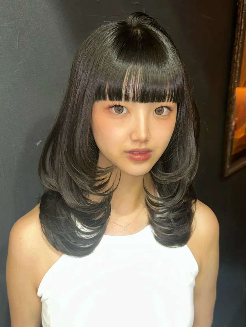【minimo限定】❤️今季大人気似合わせレイヤーカット❤️の写真