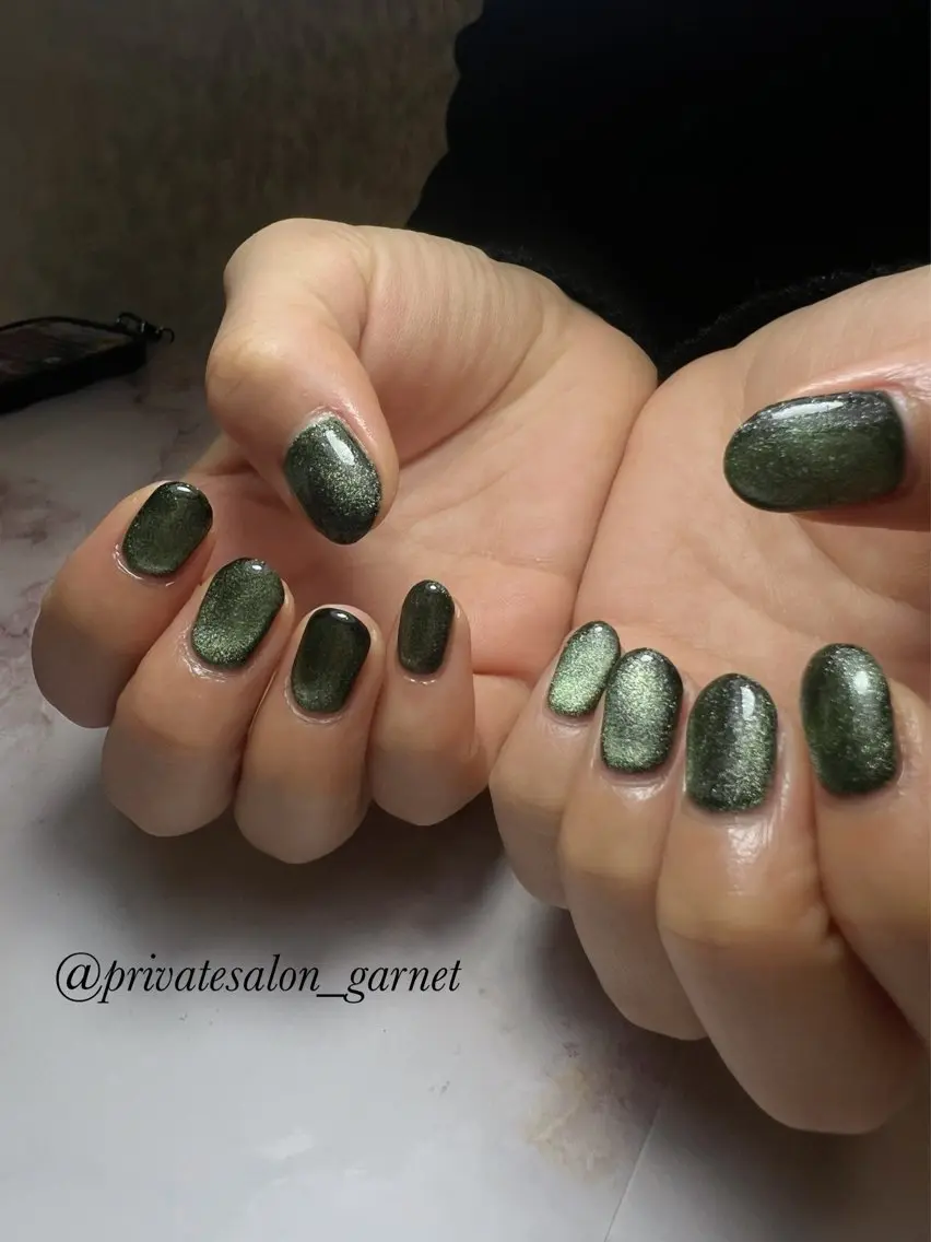 ネイル マグネットネイル ハンドネイル Garnet nailのネイルデザイン