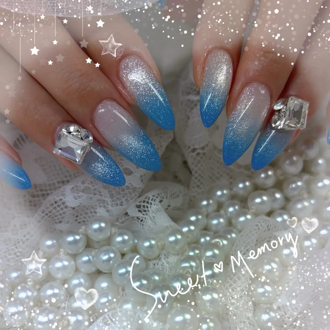 ネイル チークネイル フレンチネイル ガーリー ガラスフレンチ グラデーション ハンドネイル ハンドケア Chill Nailsalonのネイルデザイン