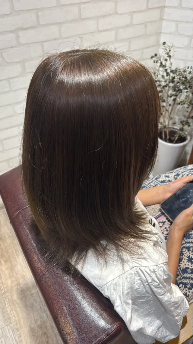 カラー ベージュカラー ブリーチ ダブルカラー ブリーチなしカラー オリーブベージュ 🫧ブロッサム 田中 琴羽🫧のヘアスタイル