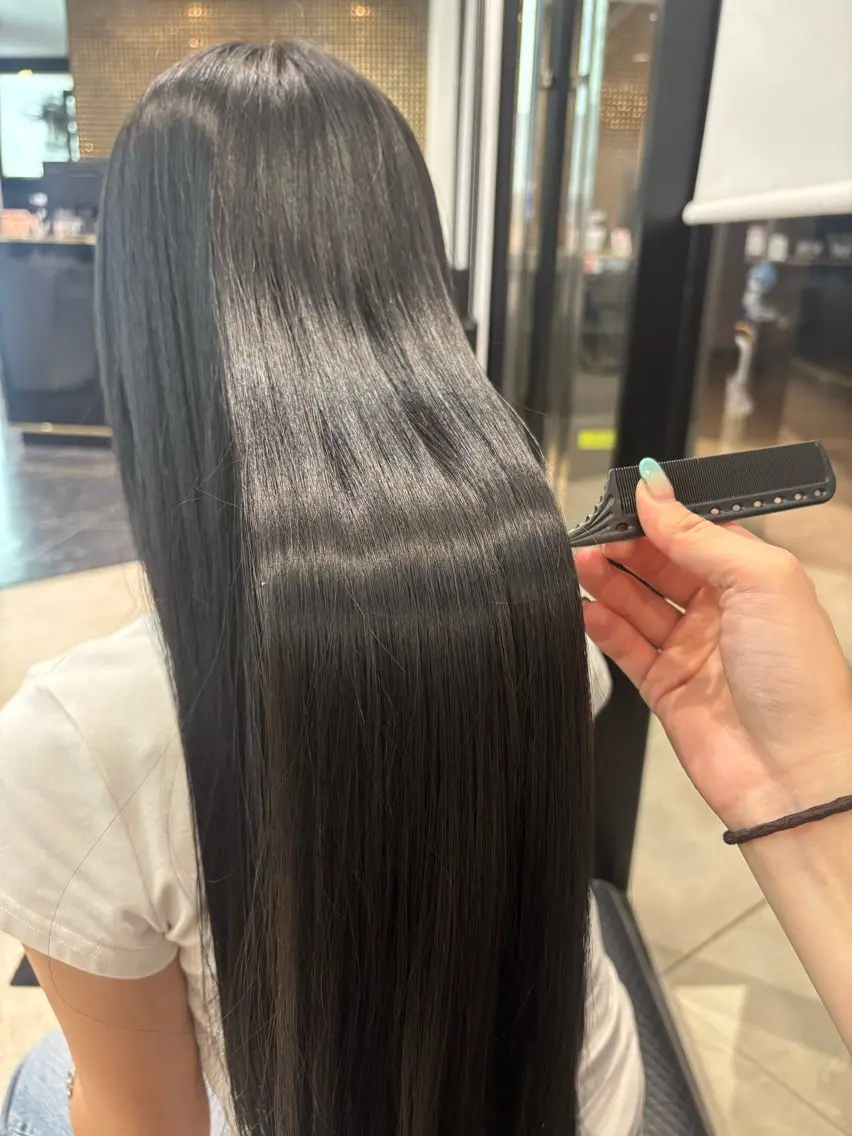 ロング カラー ヘアカラー トリートメント hoshina kasumiのヘアスタイル
