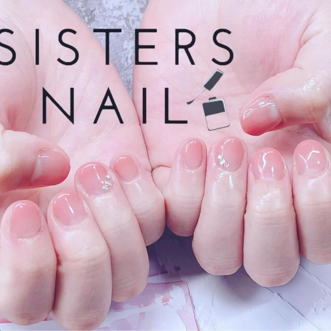 ネイル アートネイル オフィスネイル 春ネイル 冬ネイル sisters nail.fのネイルデザイン