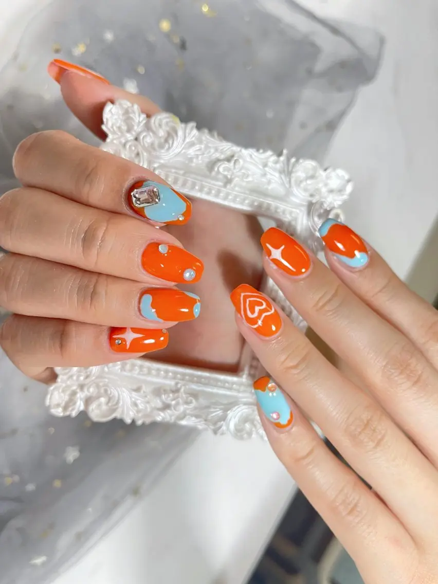 ネイル ハンドネイル 🎀ネイルサロン エクラYUI🎀のネイルデザイン