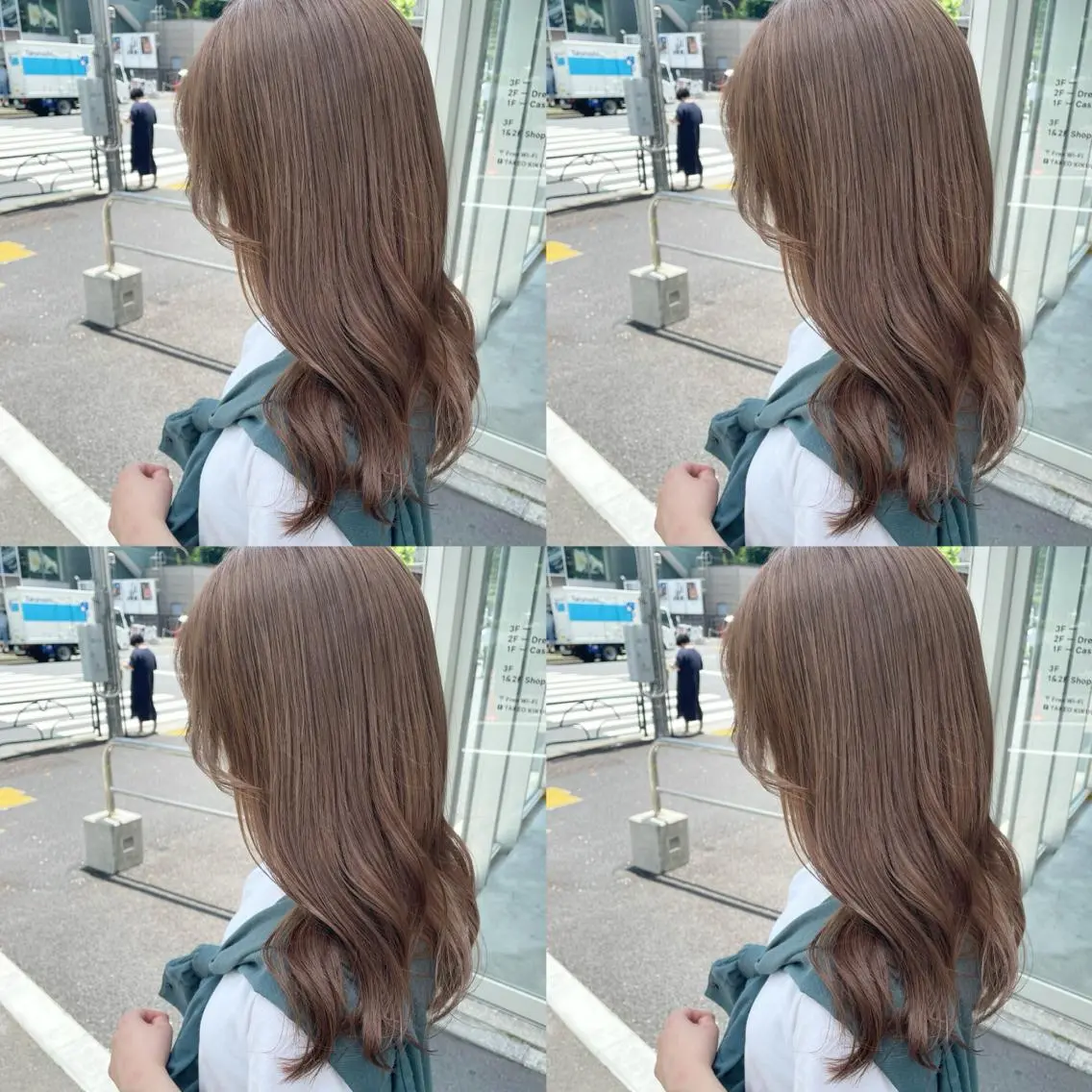 セミロング カラー ヘアカラー トリートメント 🎀ブリーチなし/ レイヤーカット🎀のヘアスタイル