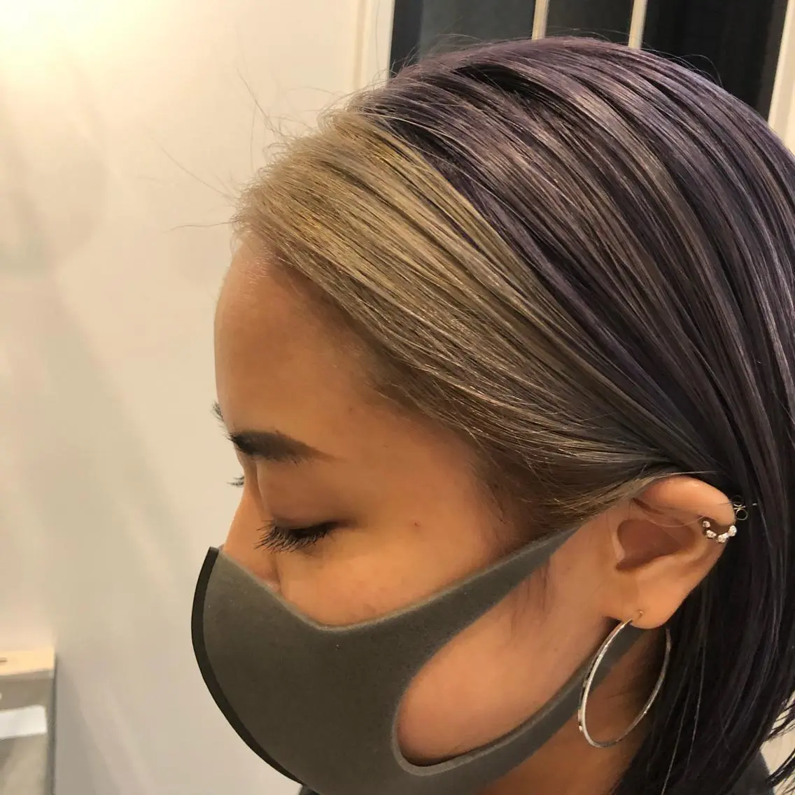 ショート カラー やまさきえりこ ニュアンスパーマのヘアスタイル