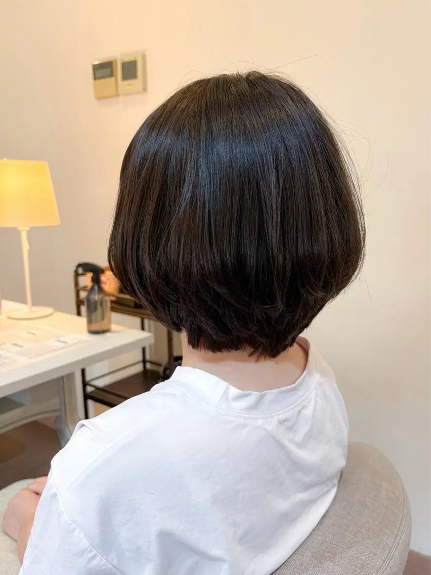 ショート ショートボブ ボブ ショートヘア 石平 暖のヘアスタイル