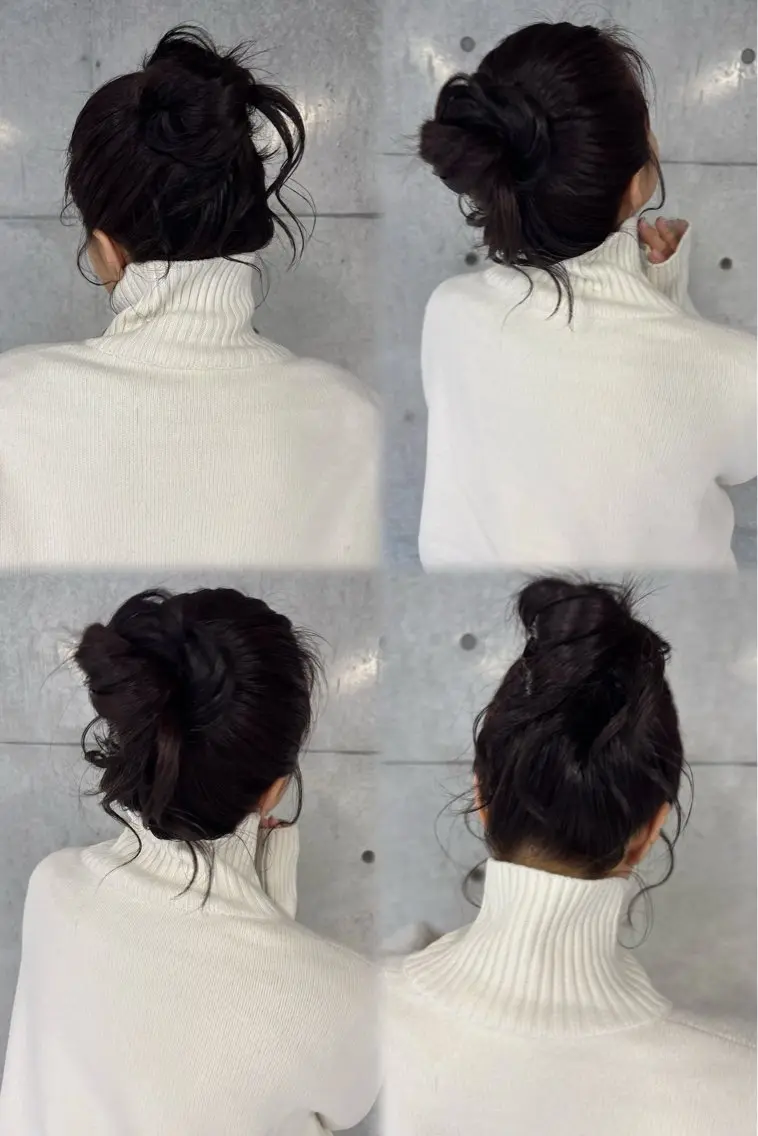 ミディアム ヘアアレンジ ヘアセット yuuna/ ハッシュカット🎀のヘアスタイル