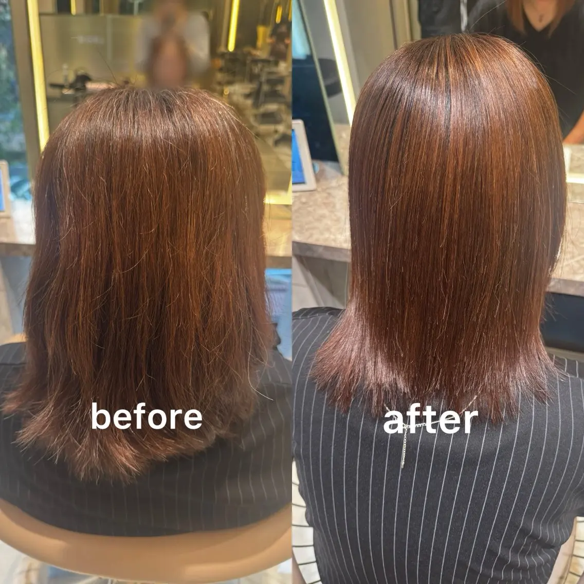 ミディアム トリートメント トリートメント 清楚ギャルの女王👑 めい🩶🩶のヘアスタイル