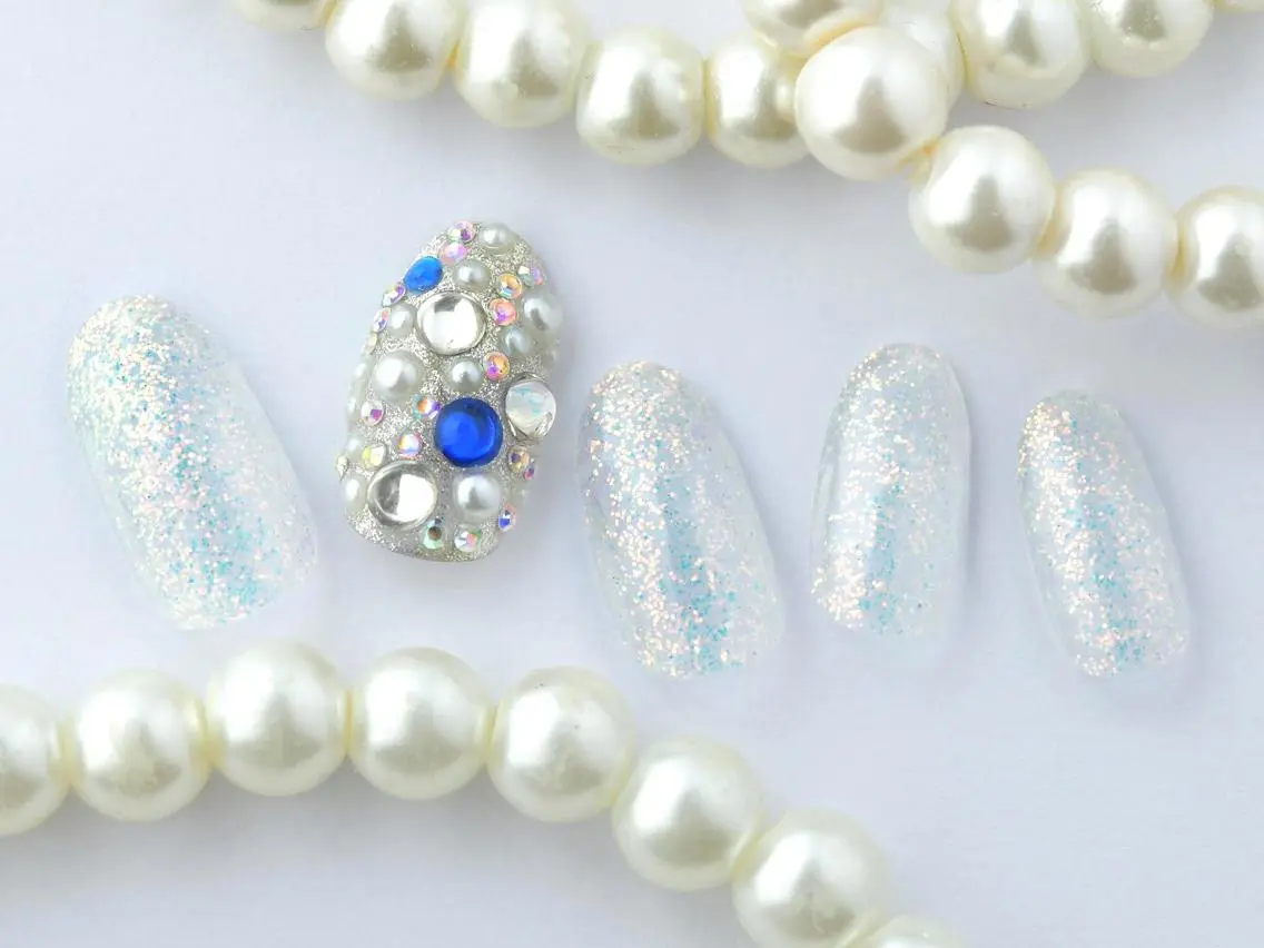 ネイル 桜ネイル クリアネイル フットネイル ジェルネイル キラキラネイル ハンドネイル 💗🪽Tiary Nail🪽💗のネイルデザイン