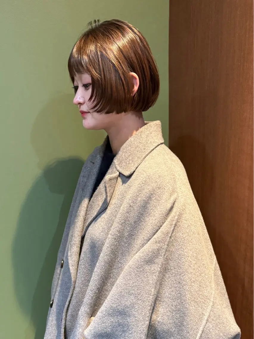 ショート カラー パーマ カット ヘアカラー 縮毛矯正 トリートメント mai / linoah˚✧のヘアスタイル