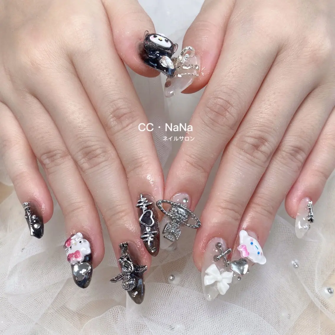 ネイル 持ち込み スカルプネイル ハンドネイル CCNaNaスカルプ 長さだし専門💎Yoのネイルデザイン