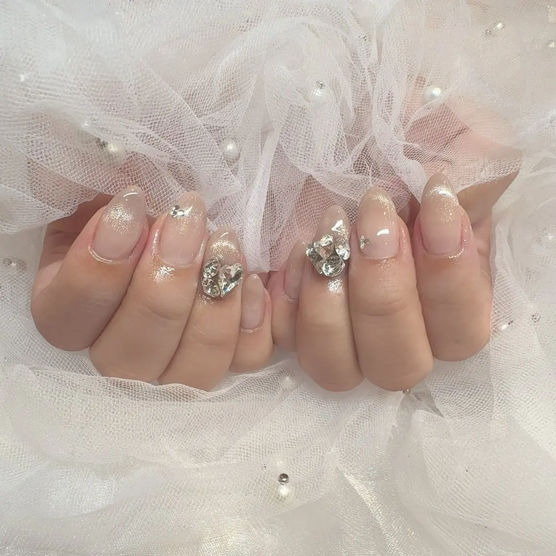 美爪クリアネイル✨とにかく爪を綺麗に強度をかけたい方おすすめ🎀の写真