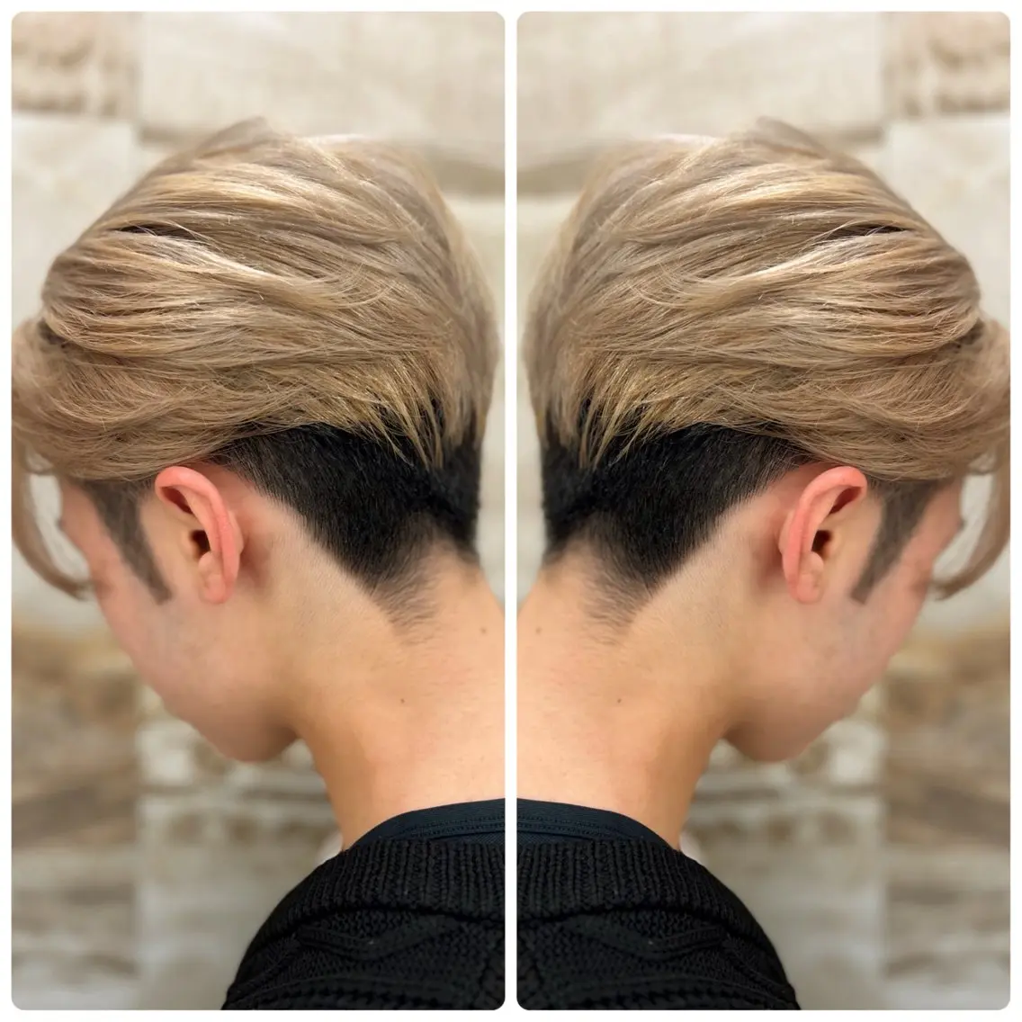 ショート カラー ベージュカラー ブリーチ ホワイトベージュ ヘアカラー トリートメント 小山内 龍一郎 店長のヘアスタイル