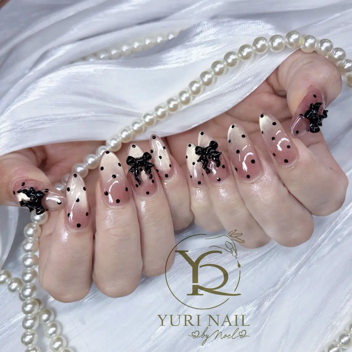 ネイル チークネイル フットネイル フレンチネイル グラデーション キラキラネイル ハンドネイル フットネイル ハンドケア YURI Nail Funabashiのネイルデザイン