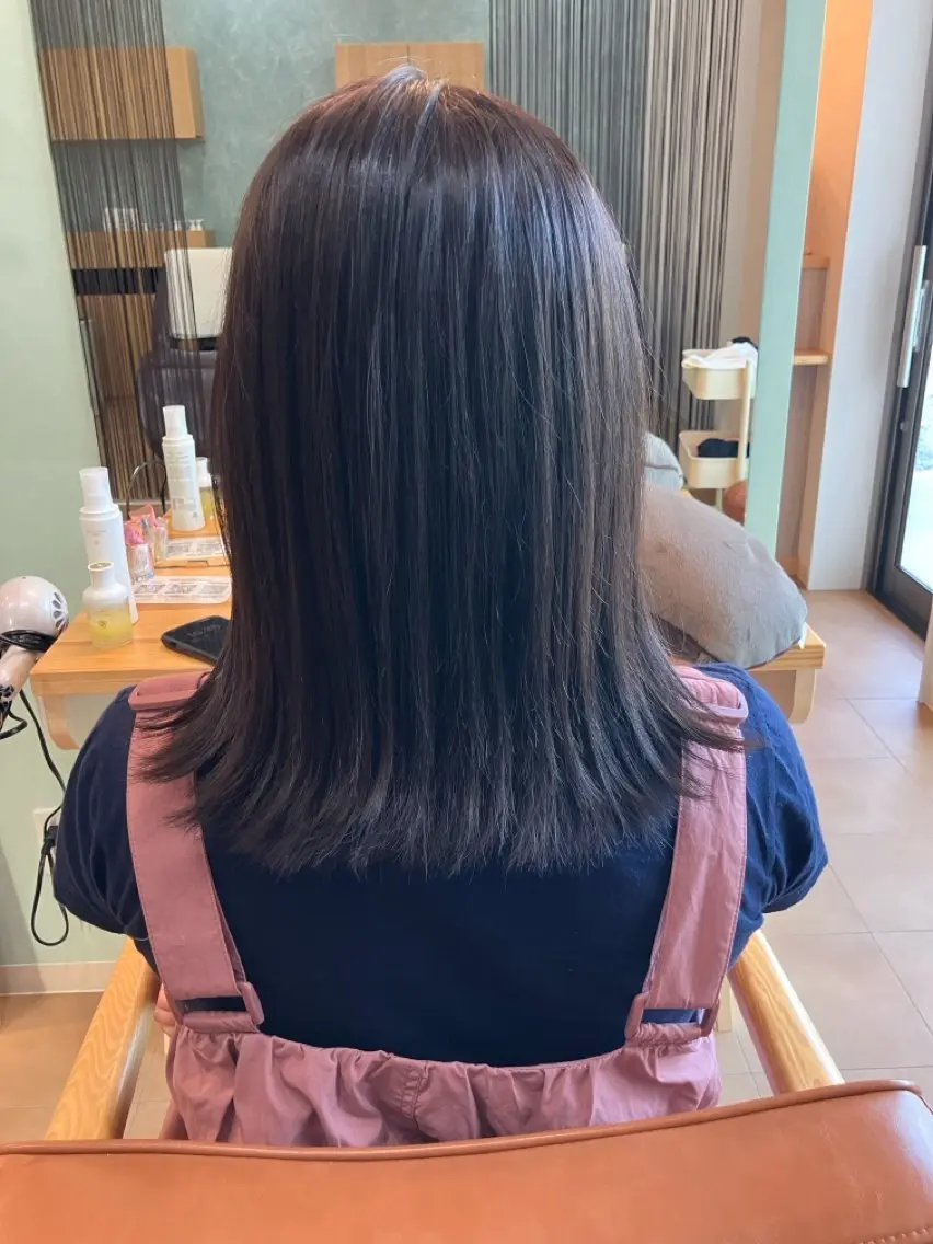 カラー Parc 三沢市 momokaのヘアスタイル