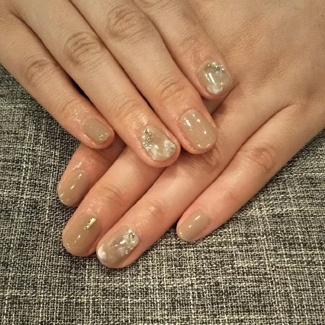 ネイル アートネイル シンプルネイル private salon mieのネイルデザイン