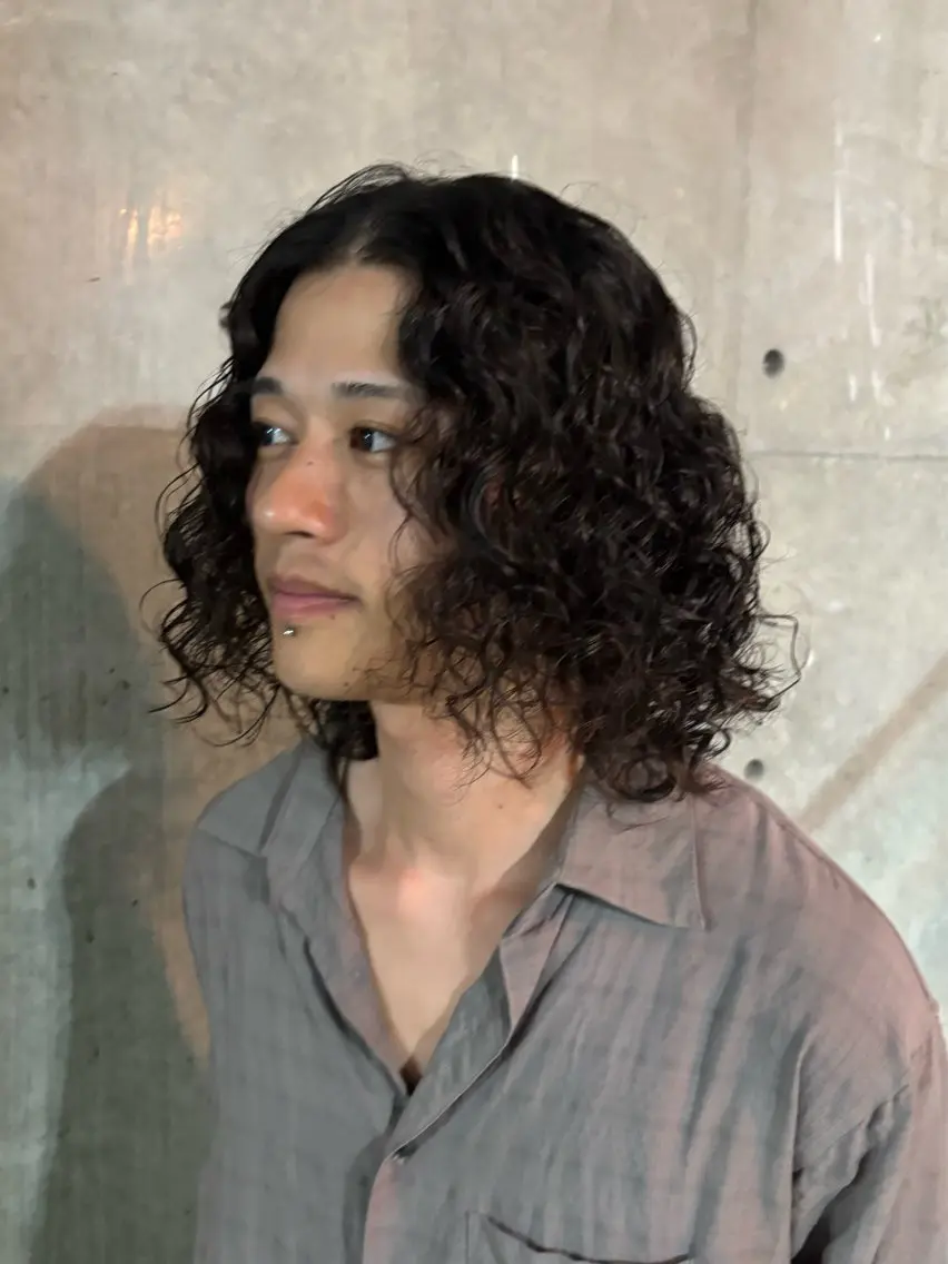 パーマ メンズ メンズパーマ 池田 晴乃のヘアスタイル