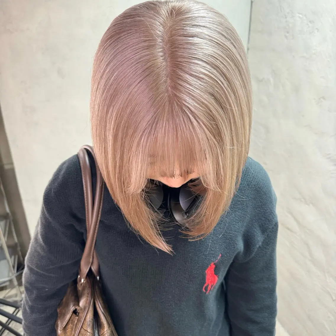 ショート カラー ベージュカラー ホワイトベージュ ヘアカラー トリートメント ボブ×柔らかいカラー 🌷misaki𓍼のヘアスタイル