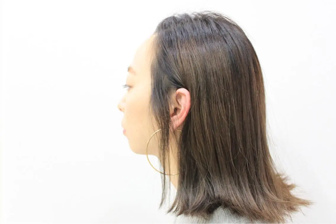ミディアム カラー ヘアカラー 樋口 祐次郎のヘアスタイル