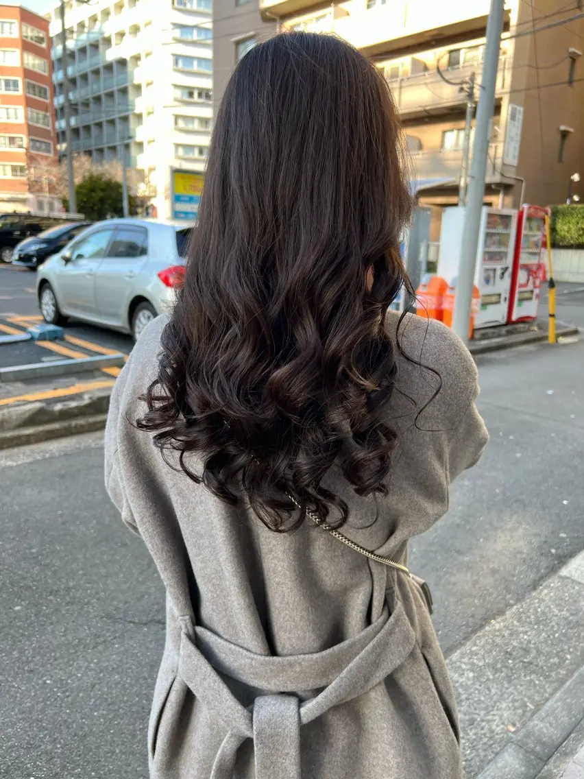 ロング パーマ カット パーマ 高橋 竜也のヘアスタイル