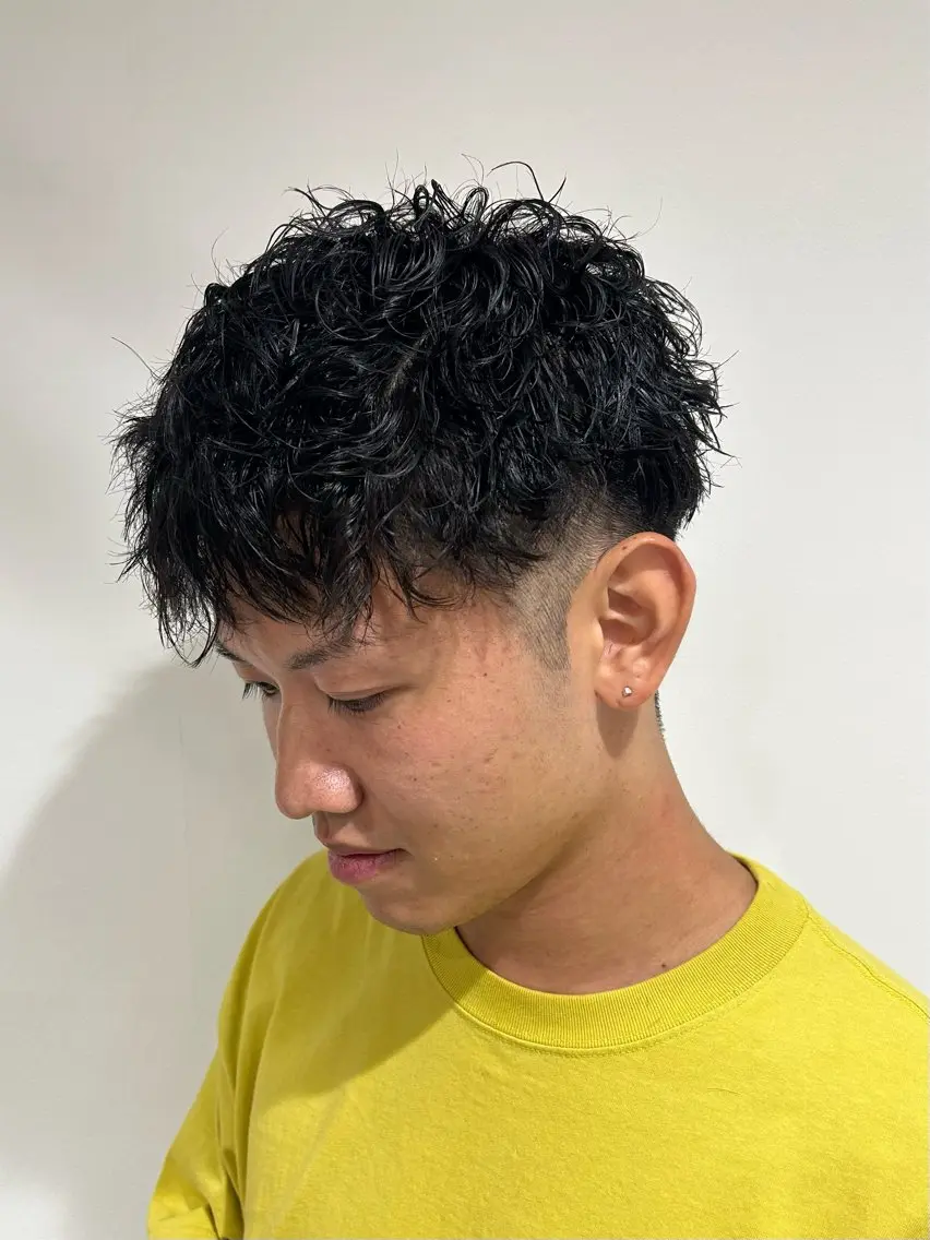 パーマ メンズ カット パーマ NAM松戸 高田さくらのヘアスタイル