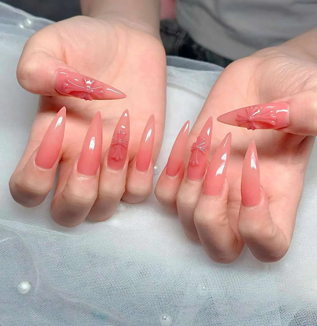 ネイル フレンチネイル ジェルネイル ハロウィン 韓国ネイル マグネットネイル ハンドネイル H.baby Nail Salonのネイルデザイン