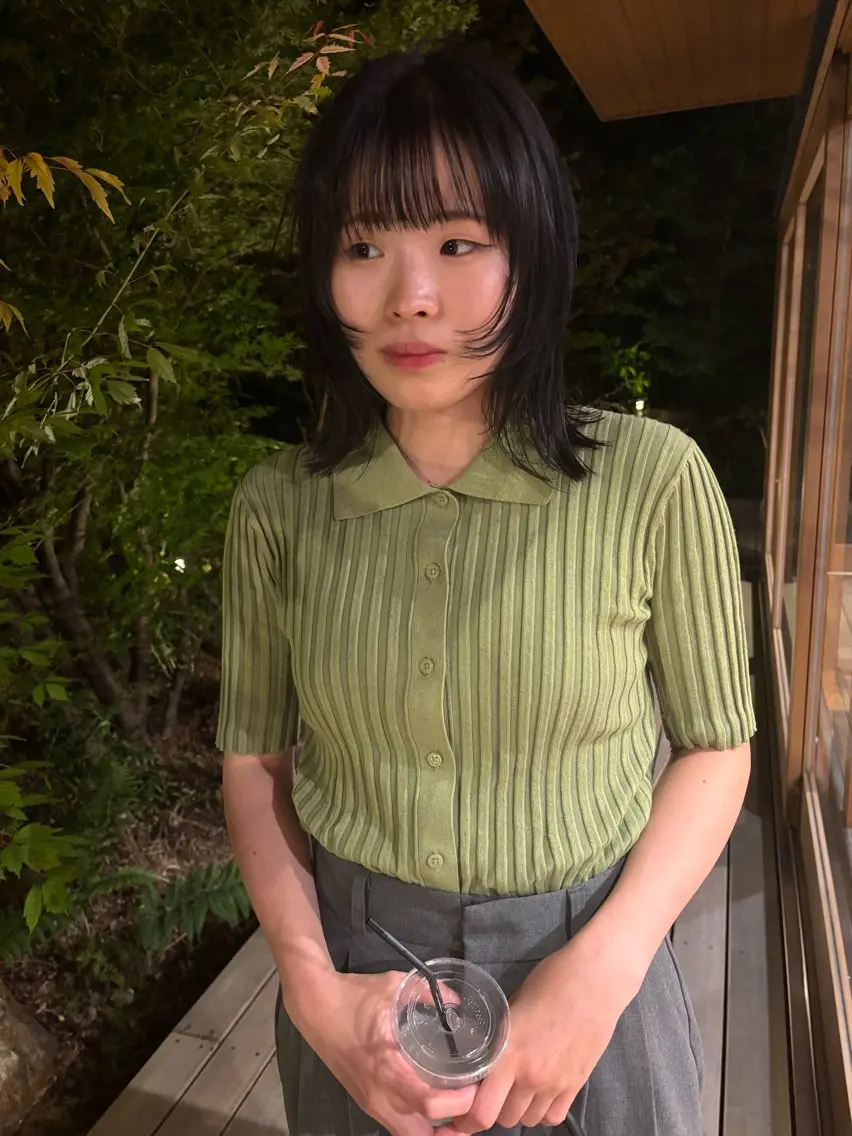 ミディアム 柏葉 南斗のヘアスタイル