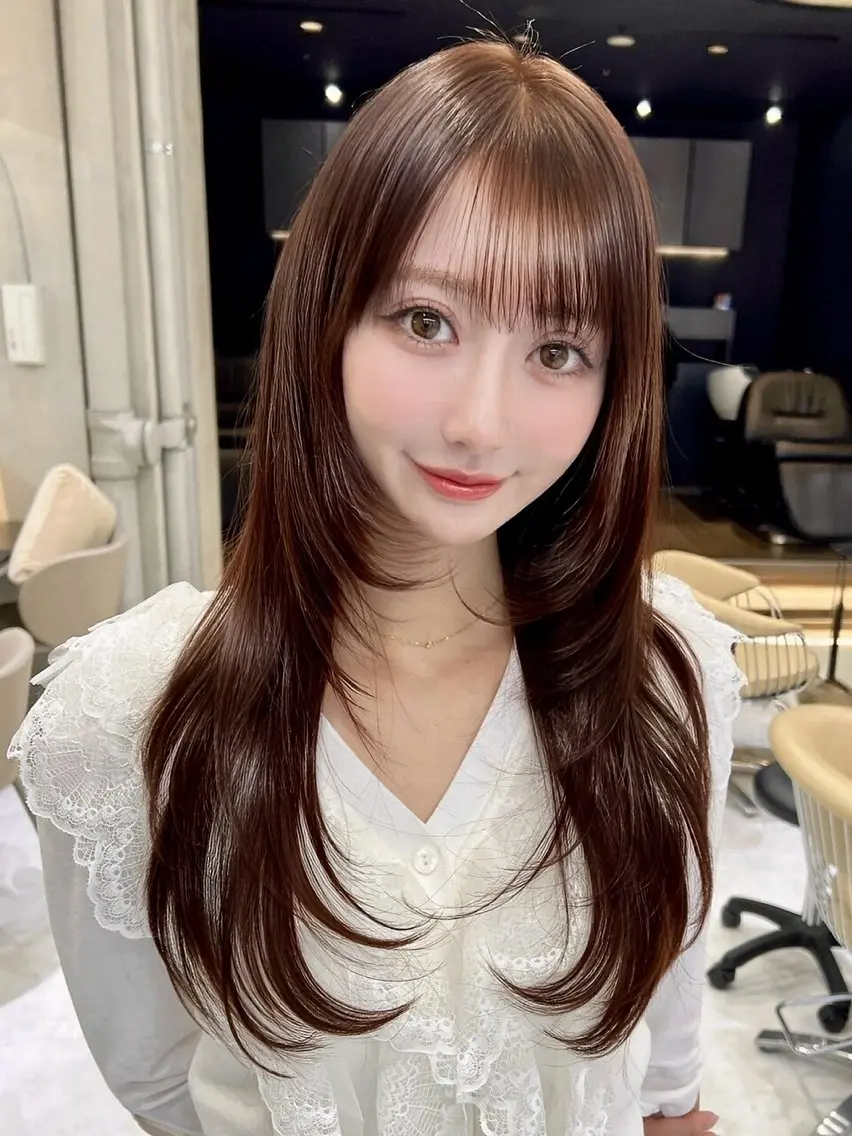 ロング カット ヘアカラー トリートメント ヘッドスパ ヘアセット 🫧ハッシュレイヤー ×髪質改善🫧清野のヘアスタイル
