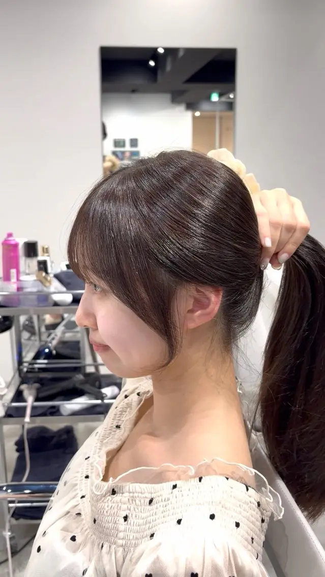 ロング 三輪 隼大のヘアスタイル