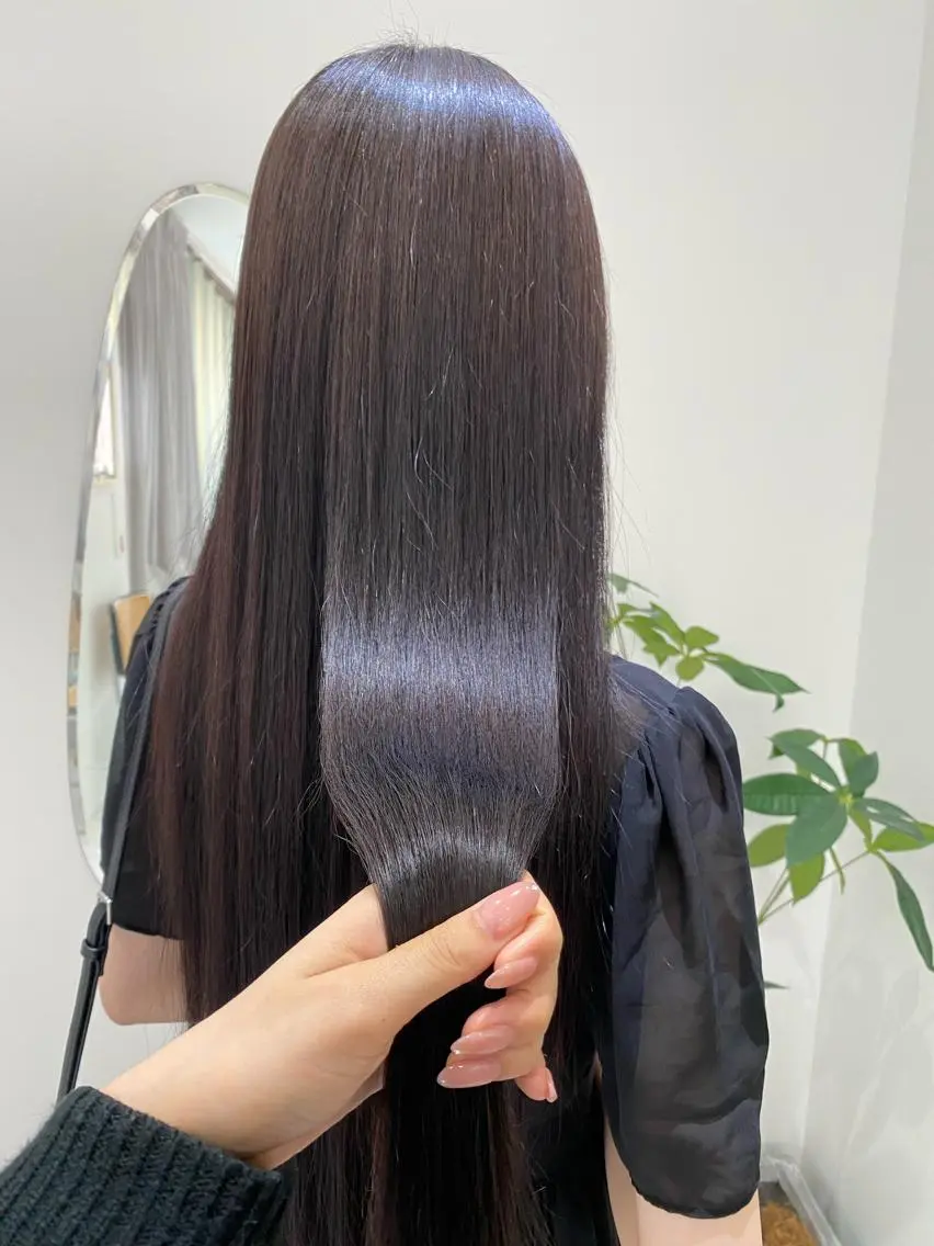 🫧カット+うる艶カラー+艶髪縮毛矯正🫧の写真