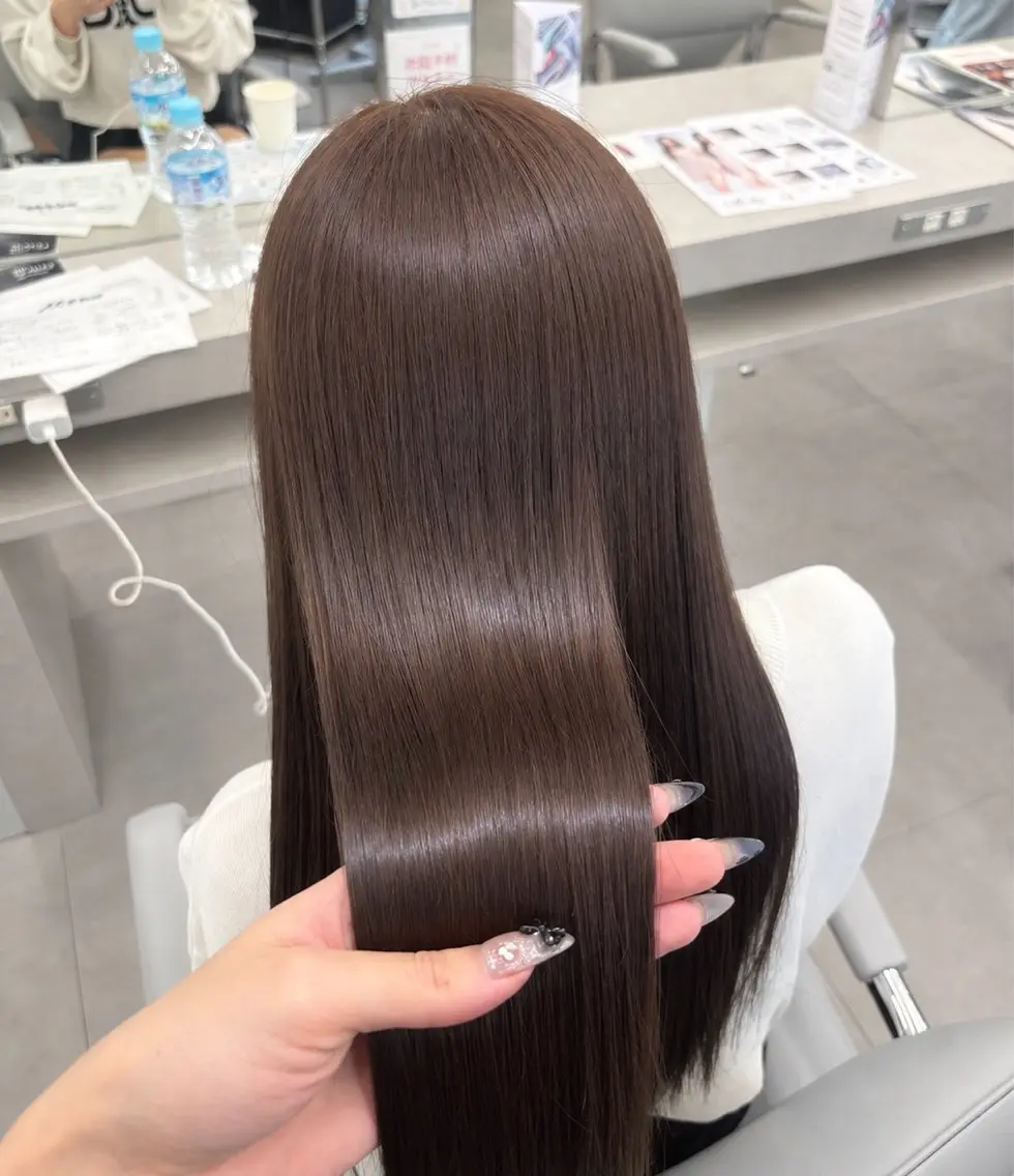ロング カラー カット ヘアカラー トリートメント ブリーチ/ハイトーン 🤍そな🤍のヘアスタイル