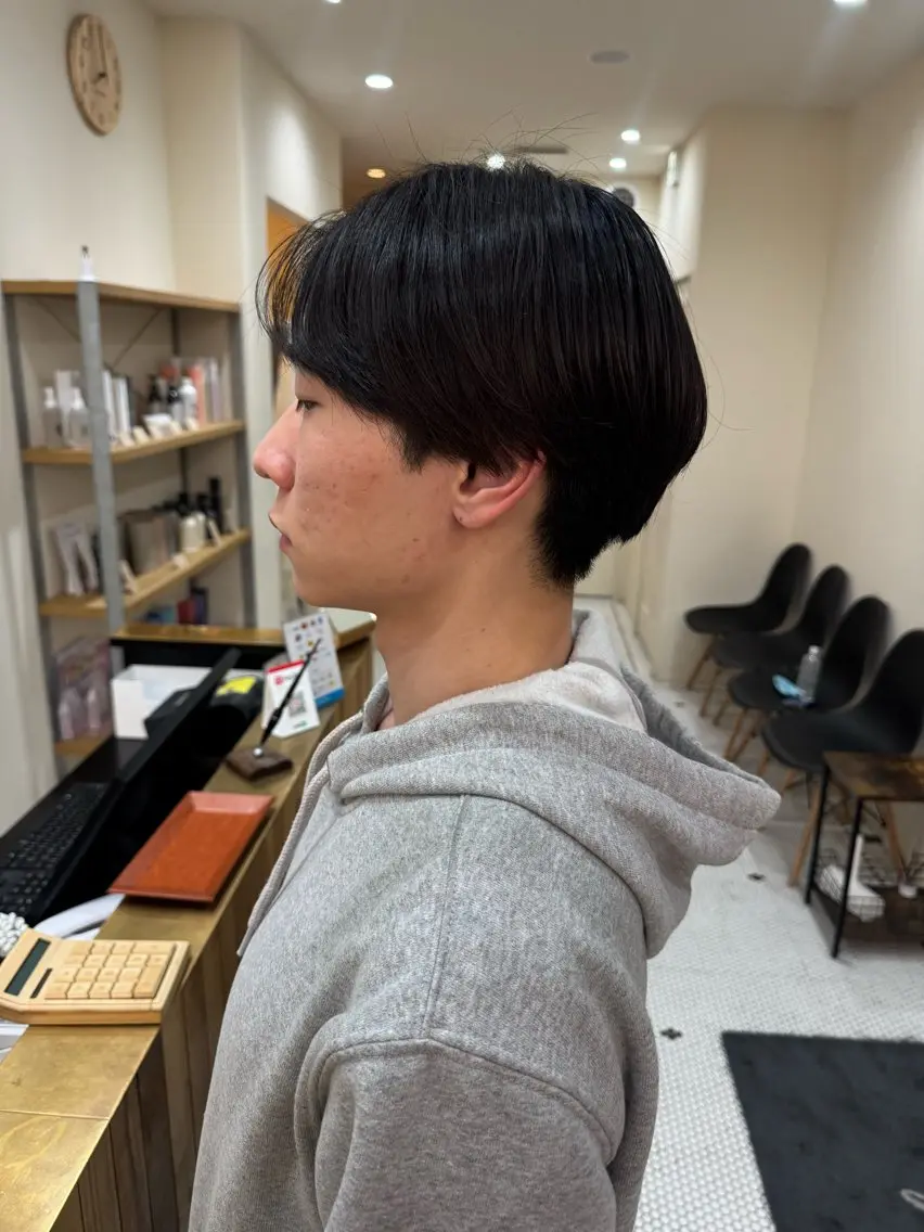 メンズ 縮毛矯正 山下 莉歩のヘアスタイル