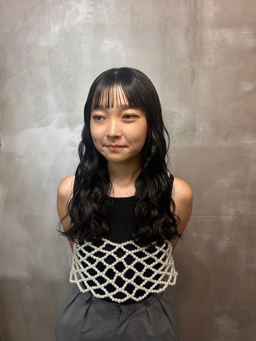 セミロング 透明感 オリーカラー Anna ʚ🎀ɞのヘアスタイル