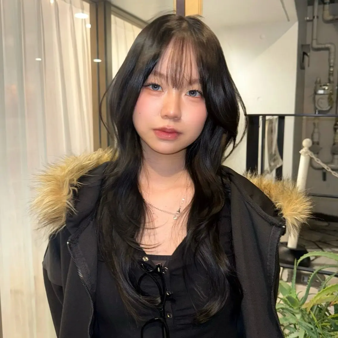 ロング ヘアカラー 韓国ヘア 🇰🇷 natsukiのヘアスタイル