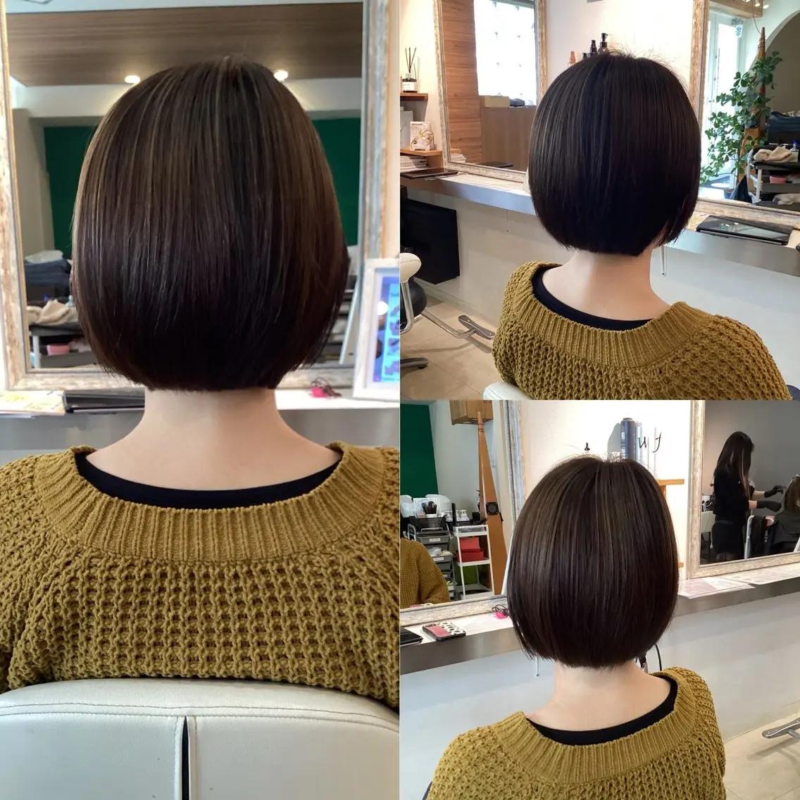 ショート カット ヘアカラー hair bonitaのヘアスタイル