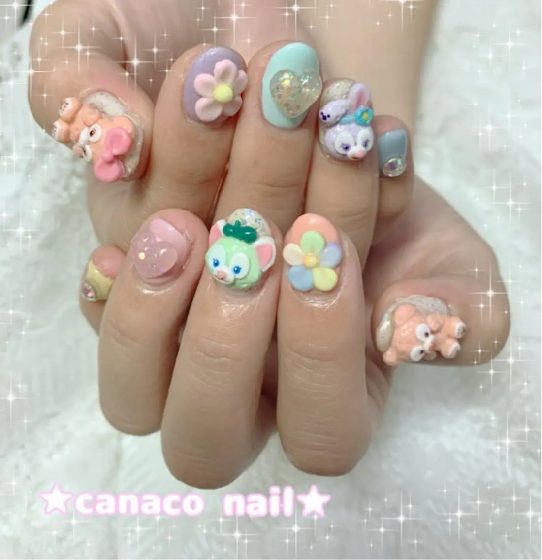 ネイル 持ち込み ハンドネイル ハンドケア ベテランネイル cnc nailのネイルデザイン