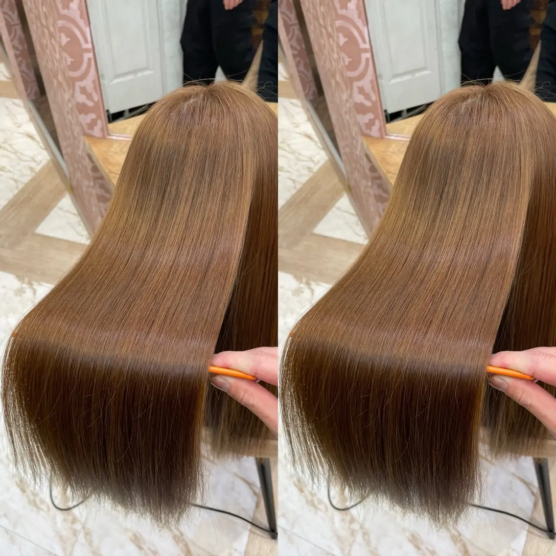 ロング カット ヘアカラー トリートメント 縮毛矯正/艶カラー 笠原康平のヘアスタイル