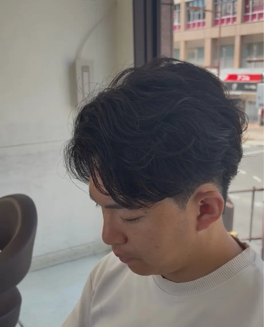 パーマ メンズ ビジネス メンズパーマ ニュアンスパーマ カット パーマ ✨似合わせ特化美容師 WILL上村 拳吾のヘアスタイル