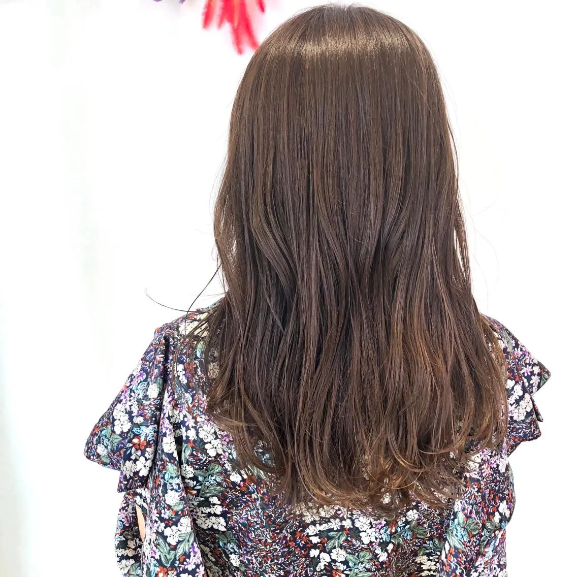 ロング カラー 小顔レイヤー/ ベージュ🤍Rieのヘアスタイル
