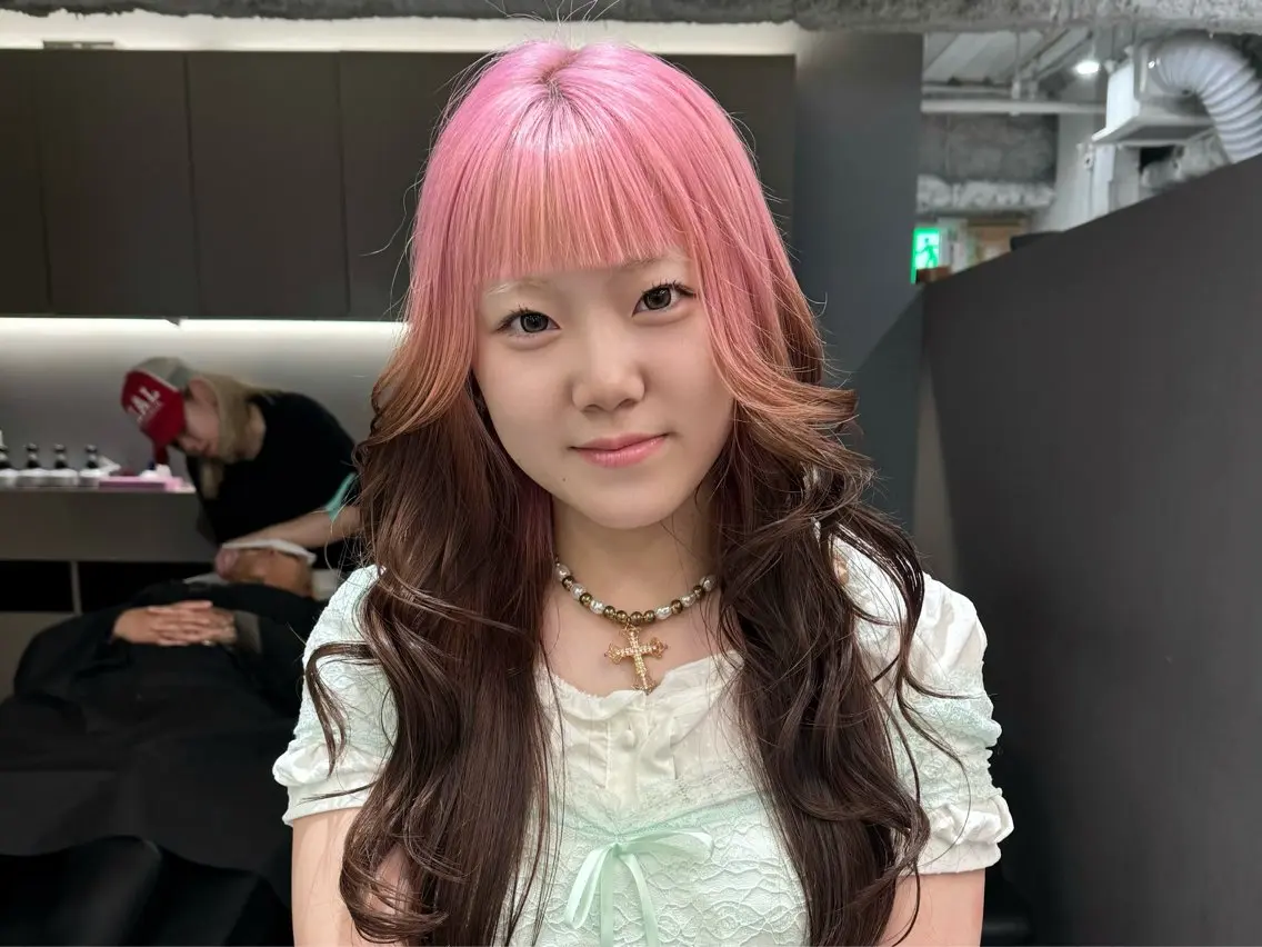 ロング カラー ヘアカラー ハイトーン/名古屋 Hinakiのヘアスタイル