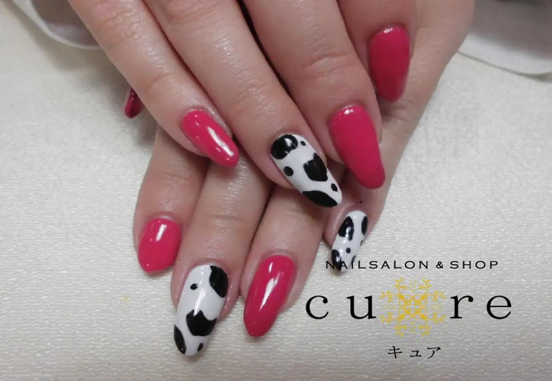 ロング ネイル ネイルサロン Cureのネイルデザイン