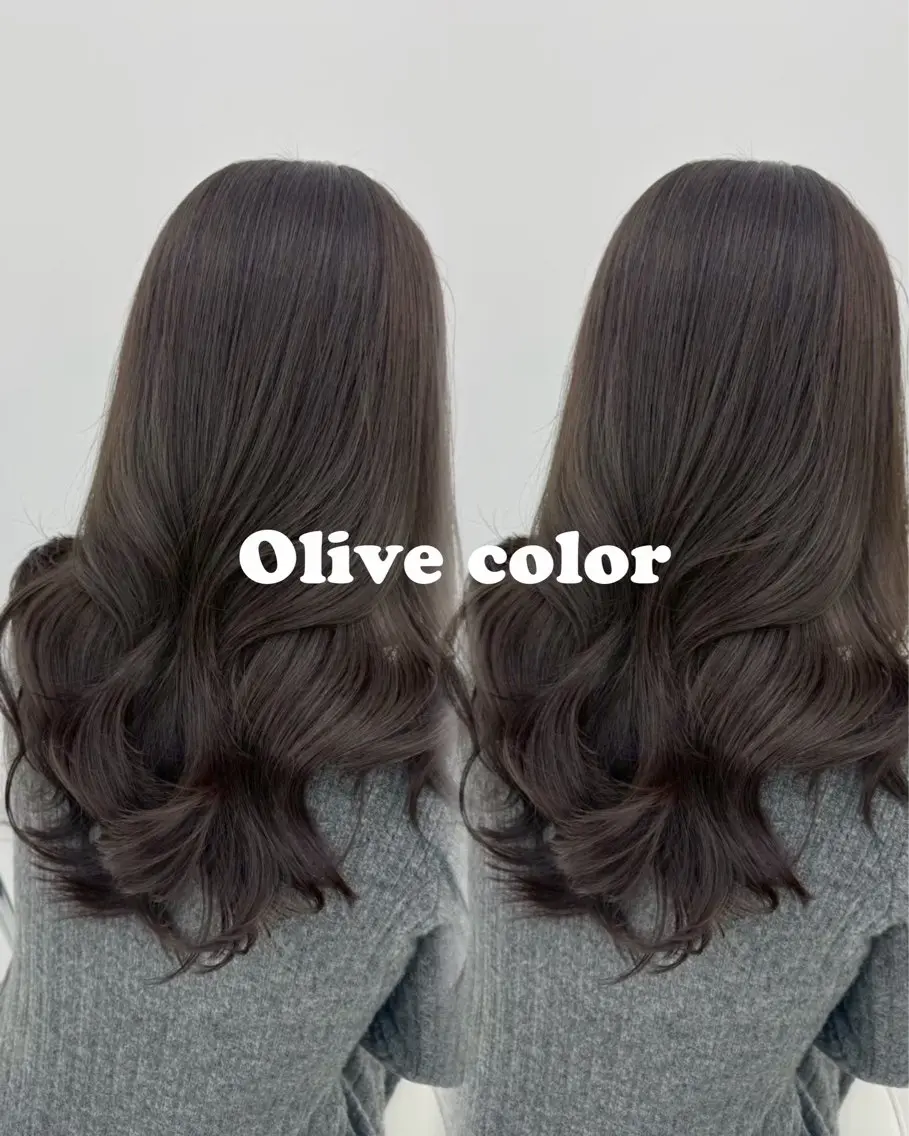 ロング カラー ヘアカラー ヘアセット 赤み消し艶カラー🩵 前髪顔周り あやなのヘアスタイル