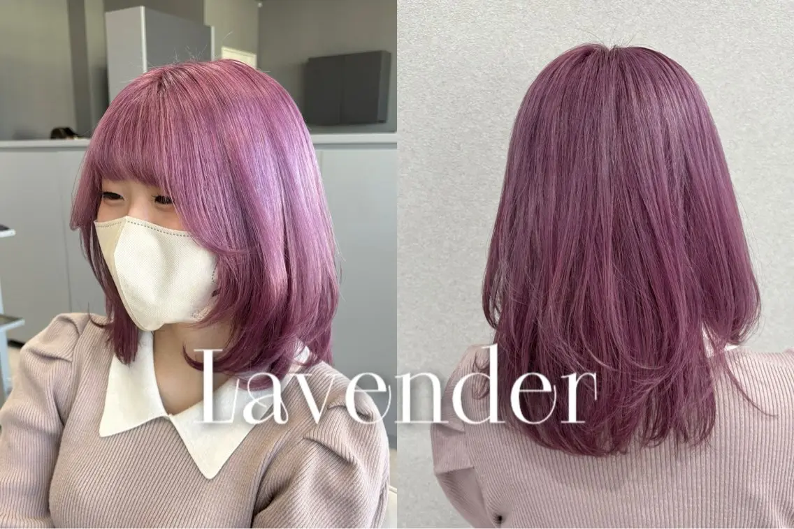 セミロング ヘアカラー レイヤーカット/ ヘアカラー/RENAのヘアスタイル