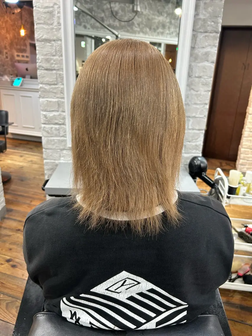 カラー カット✂️ 千夏のヘアスタイル