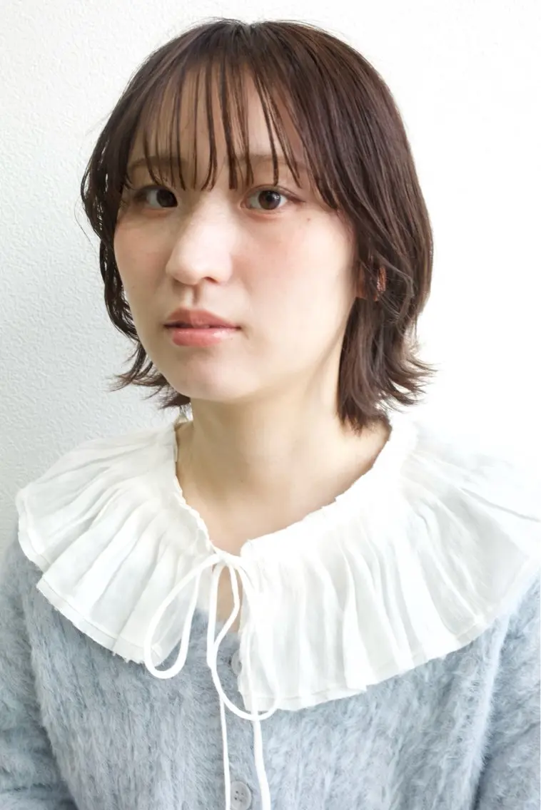 ミディアム カラー パーマ appiis 柳田葵　横浜のヘアスタイル